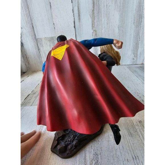 Superman Justice League America DC 2008 statue part 2 build scene figurine - Picture 5 of 8